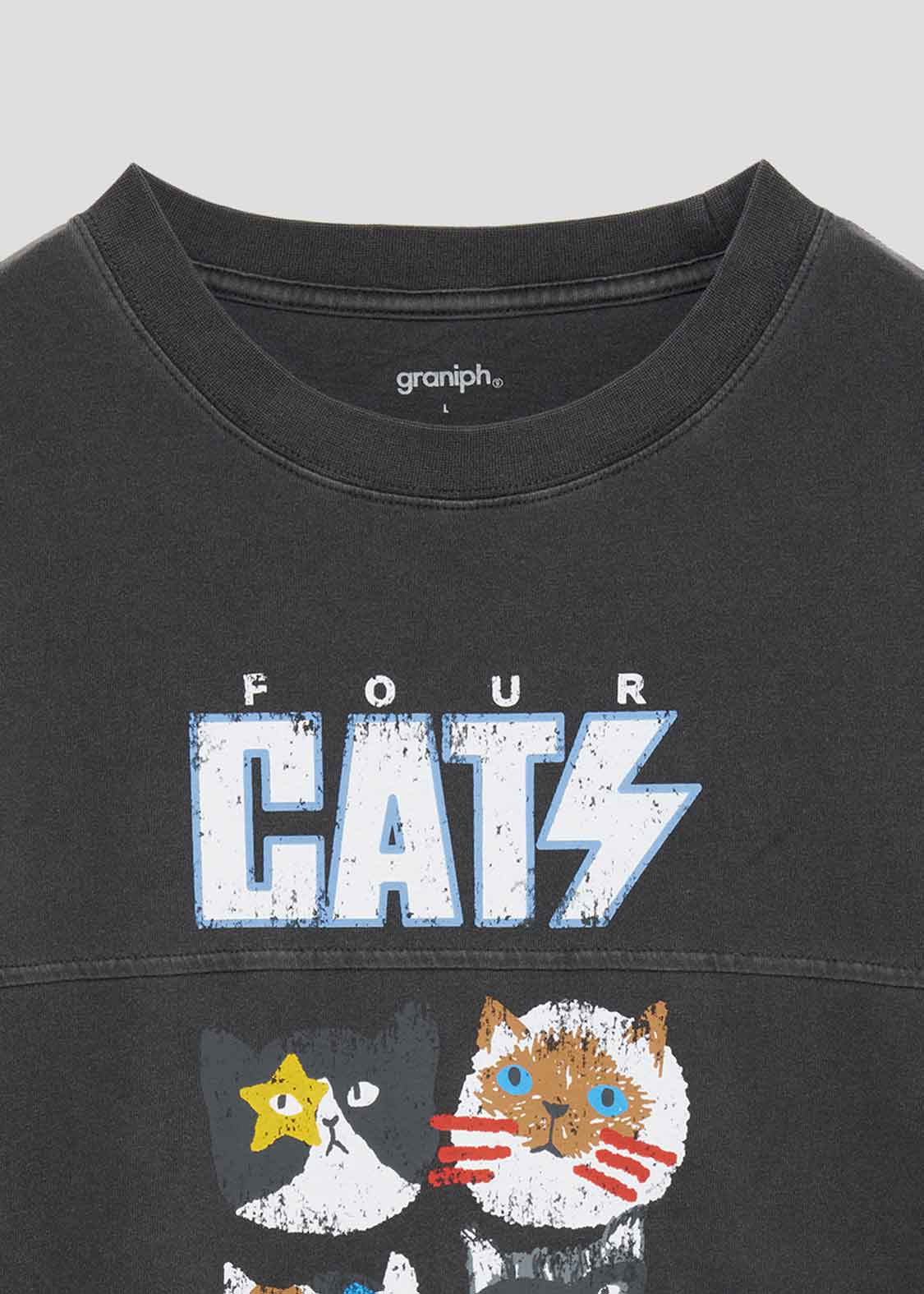 Pigment Tee One-Piece  (THE FOUR CATS)