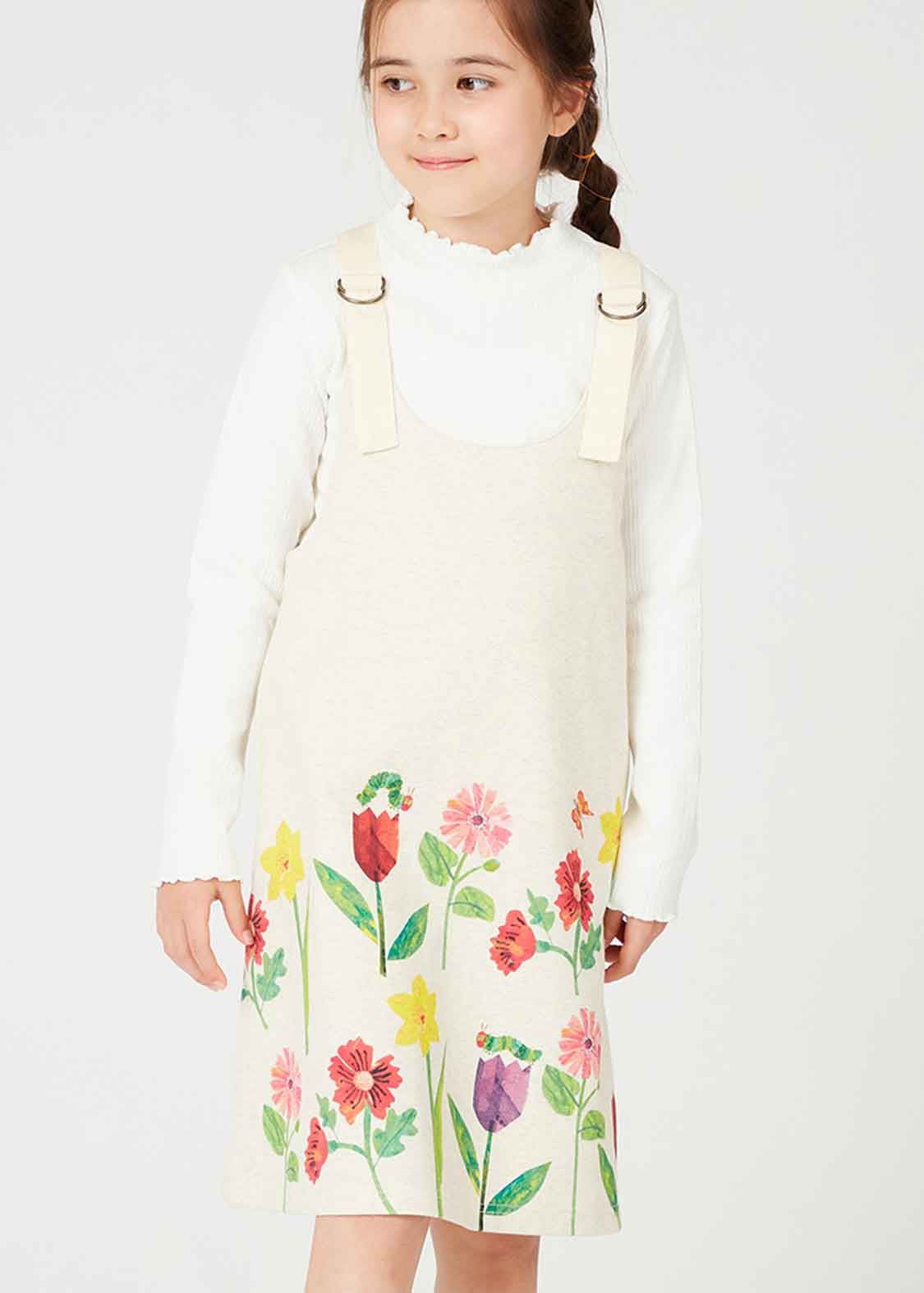 Eric Carle A Line Jumper Skirt (Eric Carle_Flowers) - Kids