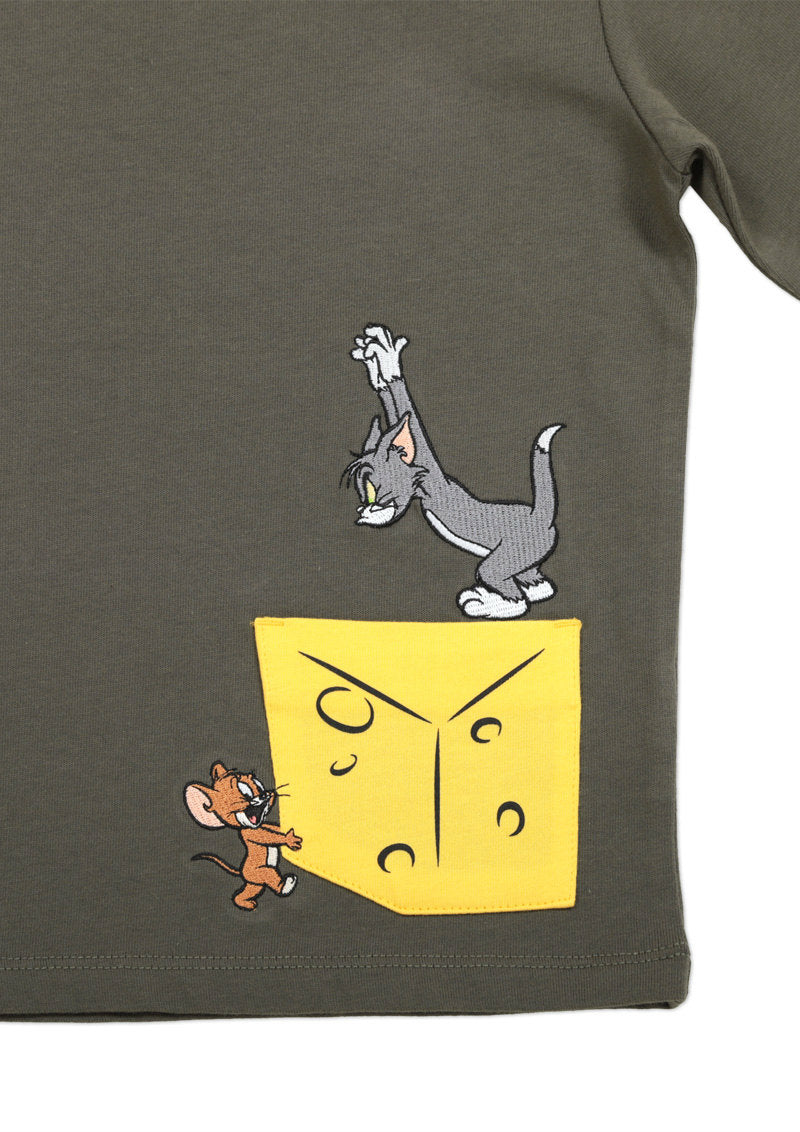 Tom and Jerry Long Sleeve Tee (Tom and Jerry_Big Cheese)