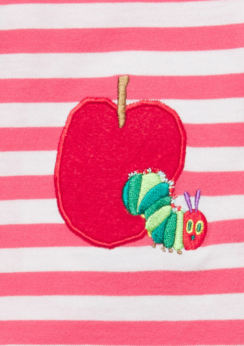 Eric Carle Long Sleeve Tee (Eric Carle_Red Apple Embroidery) - Kids