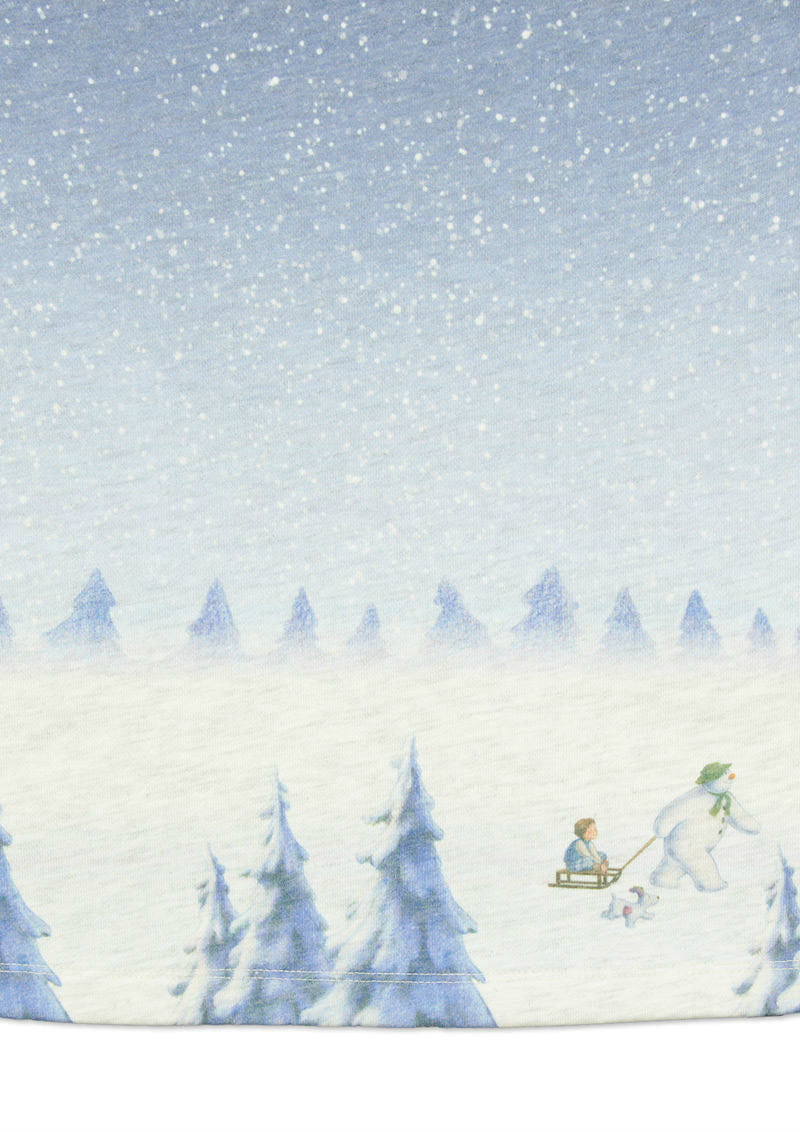 The Snowman Short Long Sleeve Sweat One-Piece (The Snowman_Snow Forest)