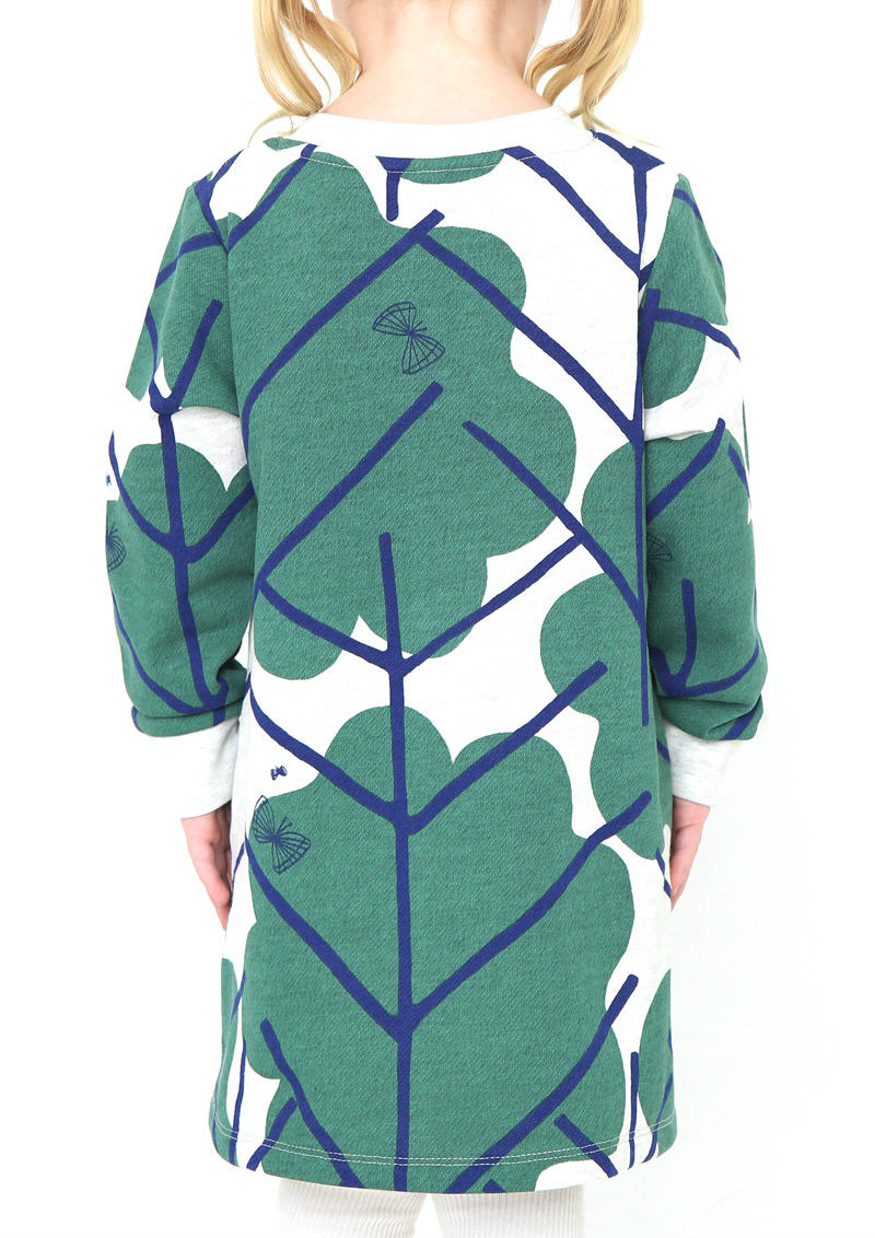 Multi Pattern Long Sleeve Sweat One-Piece (Coming of Spring)