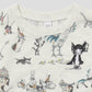 Hans Fischer Long Sleeve Sweat One-Piece (Hans Fischer_Animals Pattern) - kids