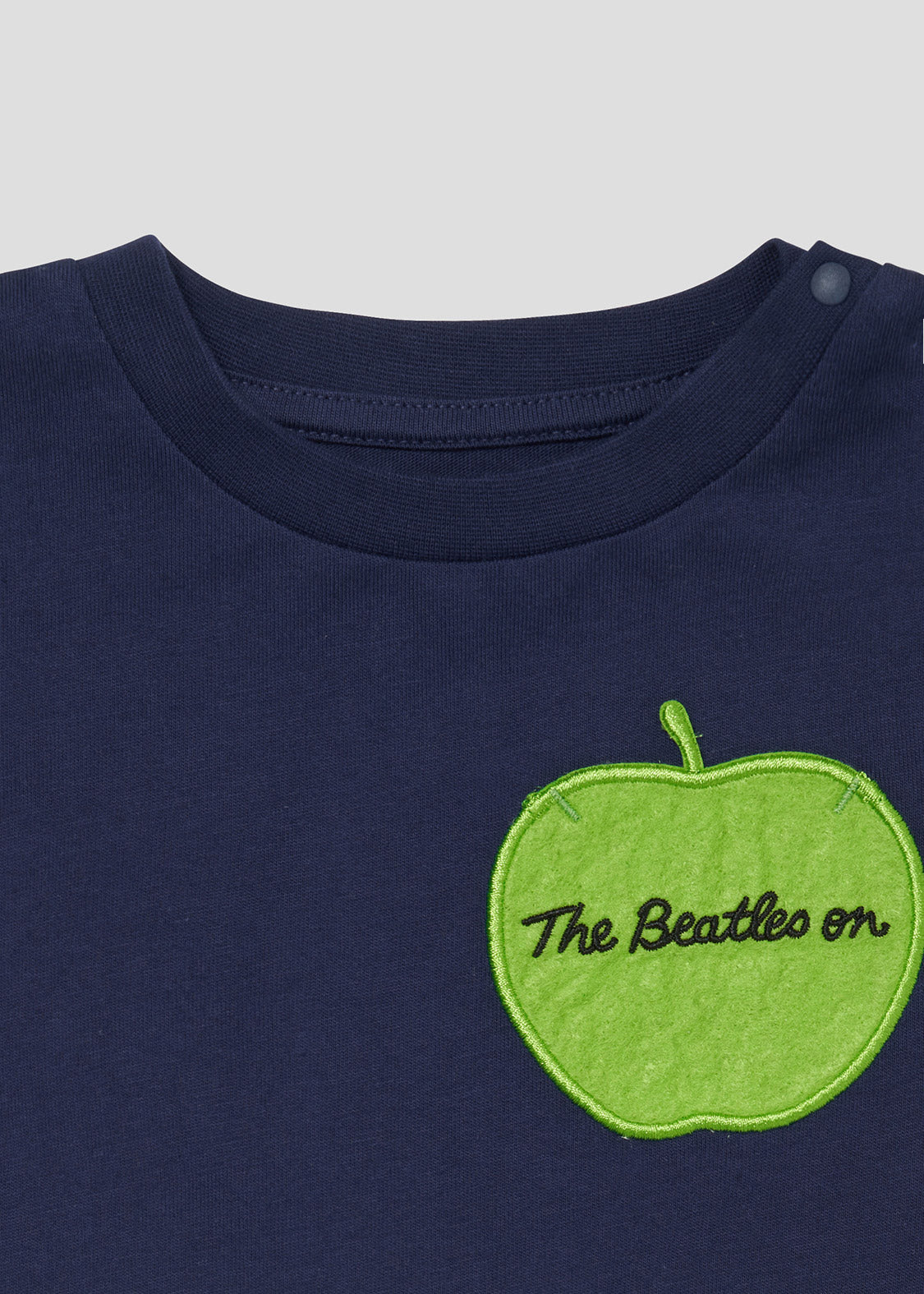 The Beatles A Line Short Sleeve One-Piece (The Beatles_Green Apple Logo Pocket) - Baby