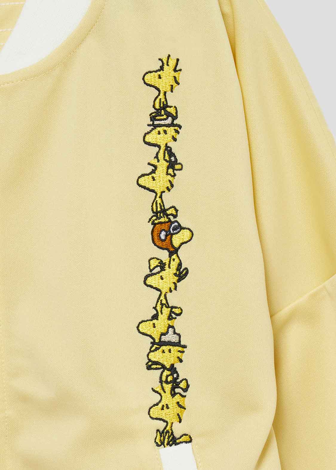Peanuts Long Sleeve Jersey Zip Blouson (Peanuts_Magnet)