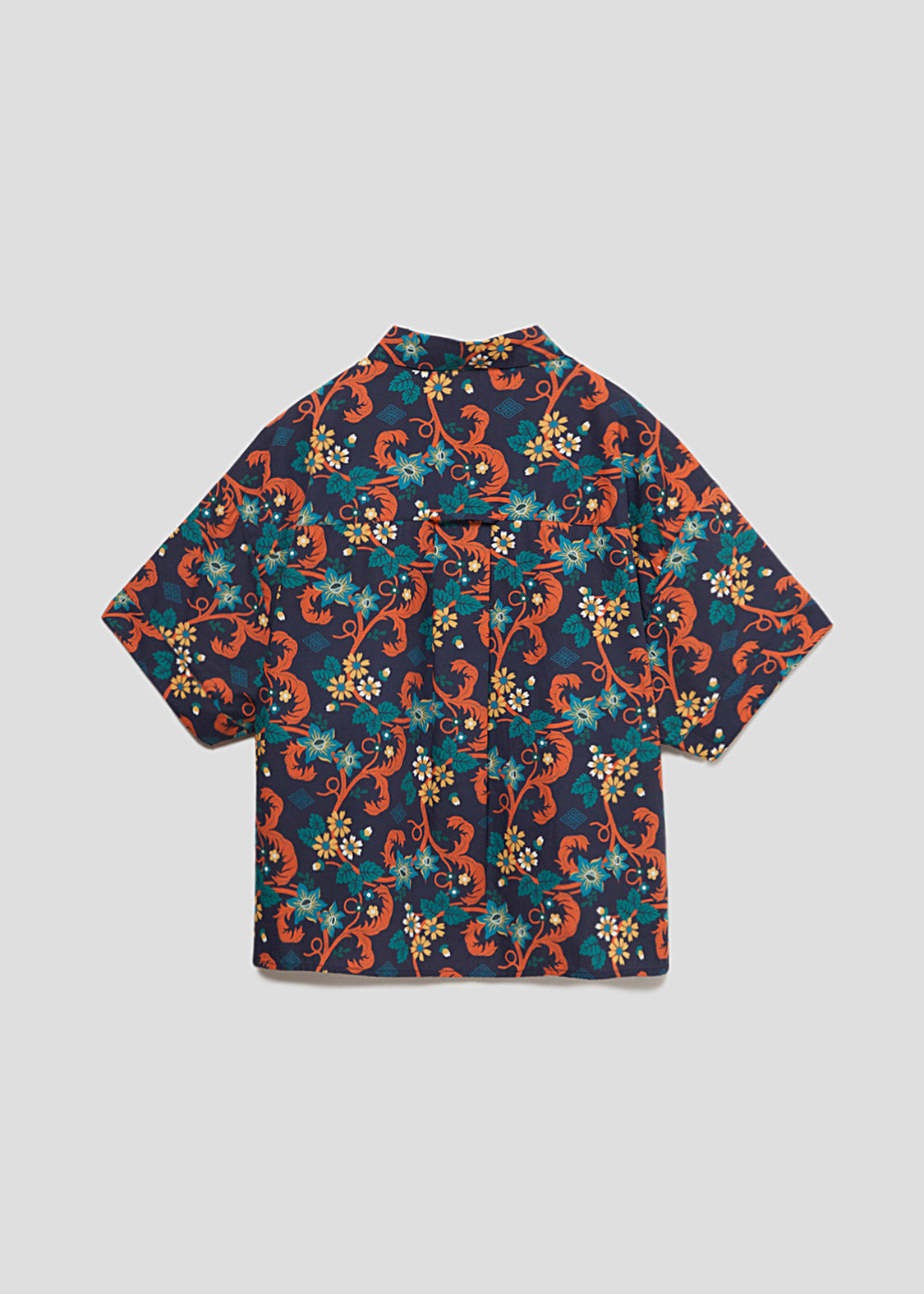 Half shirt 2025 flower printed