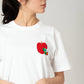 Eric Carle_Red Apple Embroidery White