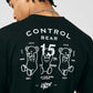 Control Bear 15th Anniversary Black Tshirt