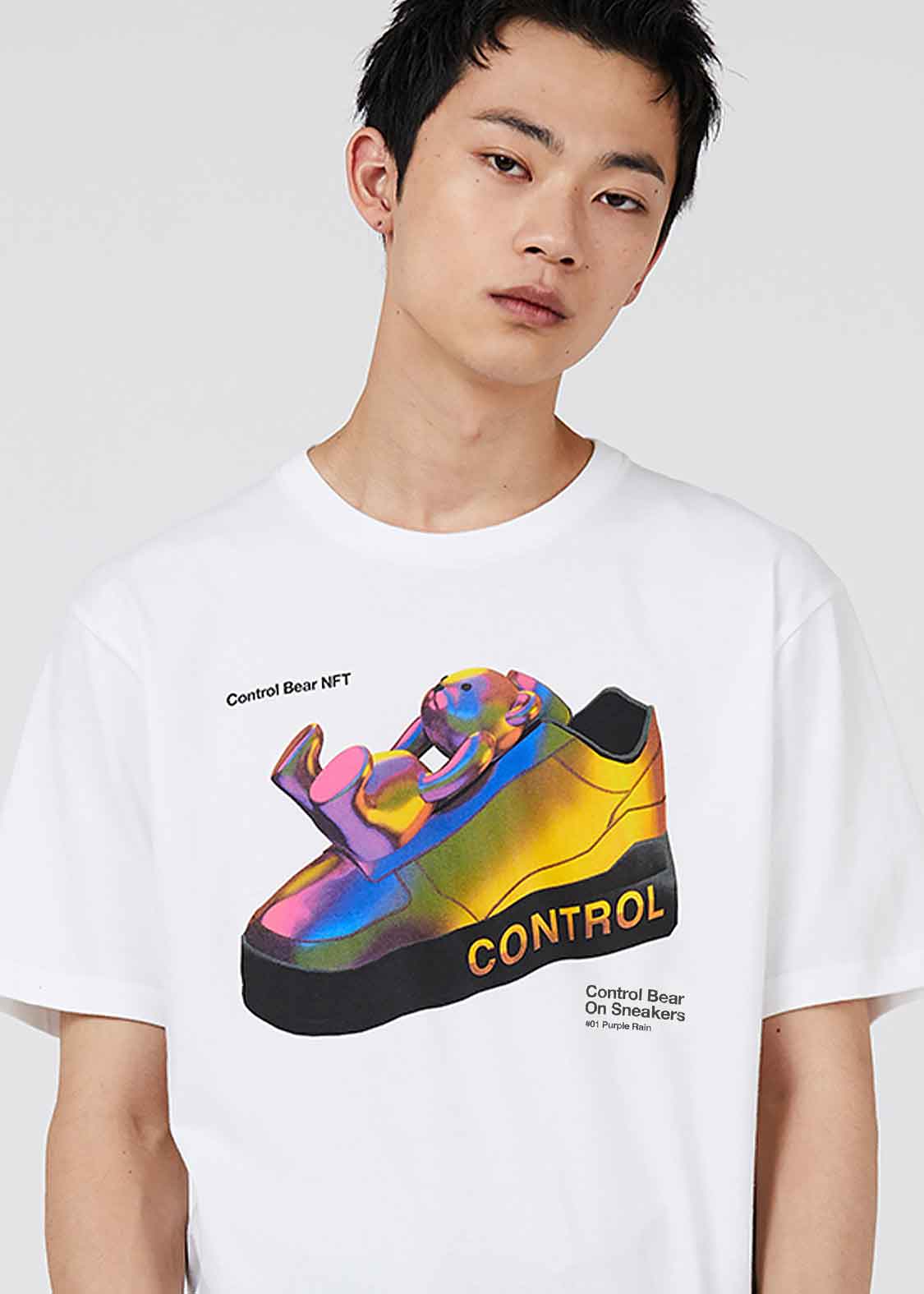 Control Bear on Sneakers