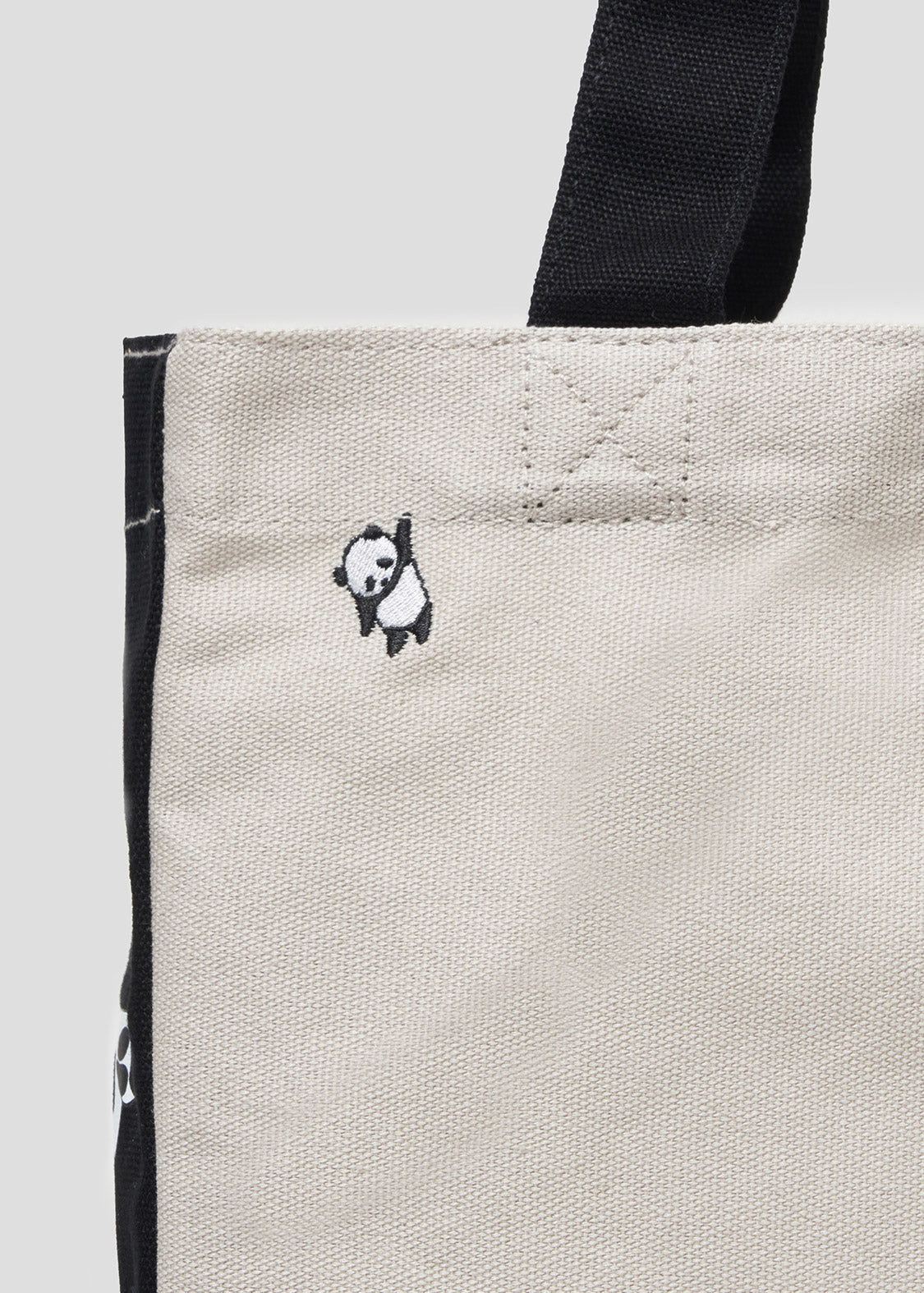 Square Tote Bag S (Rolling Pandas)