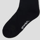Middle Socks (Deep Think Beautiful Shadow Black)