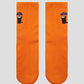 Middle Socks (Threat Red Panda Orange)