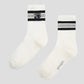 Middle Socks (Deep Think Beautiful Shadow White)