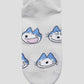 11 Piki no Neko MIddle Socks (11 Piki no Neko_11 Piki no Neko Dot)