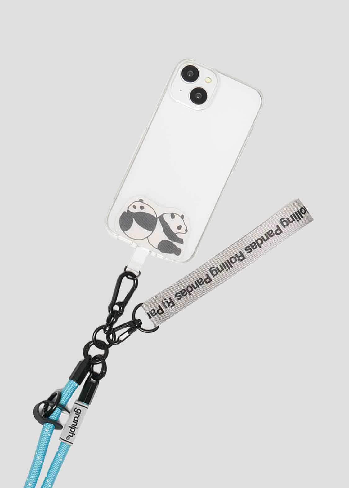 Mobile Strap (Rolling Pandas)